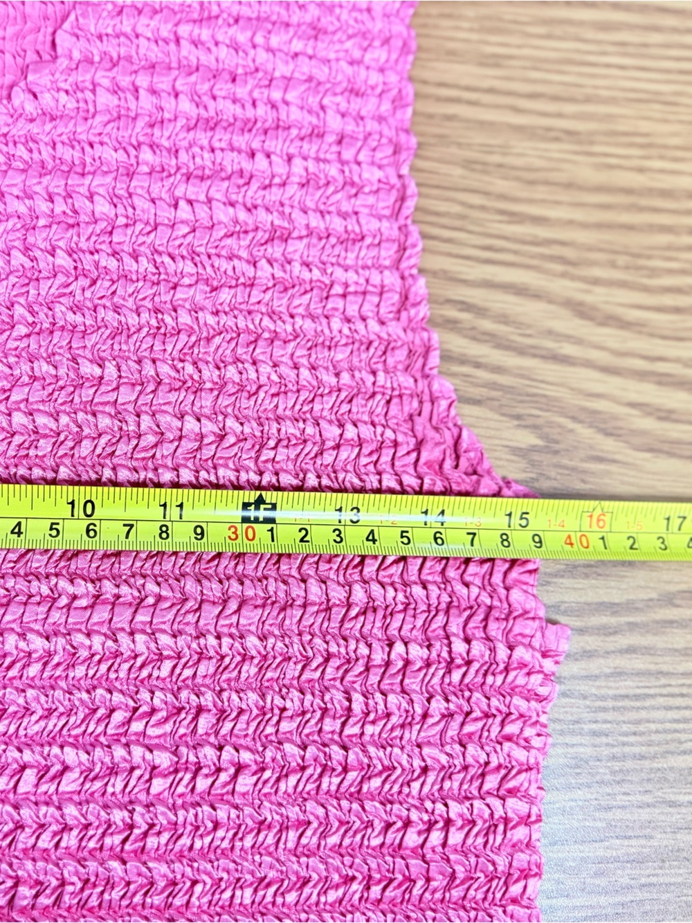 Dress Barn NWOT Career Hot Pink Crinkle-Gorgeous Sheen-Sleeveless Stretchy Top - Picture 3 of 8